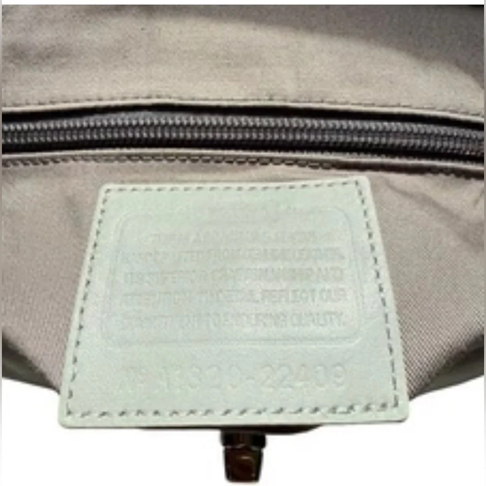 Coach Legacy Willis Archival Crossbody Bag - Gray/Yellow Handbag GUC - Picture 9 of 10